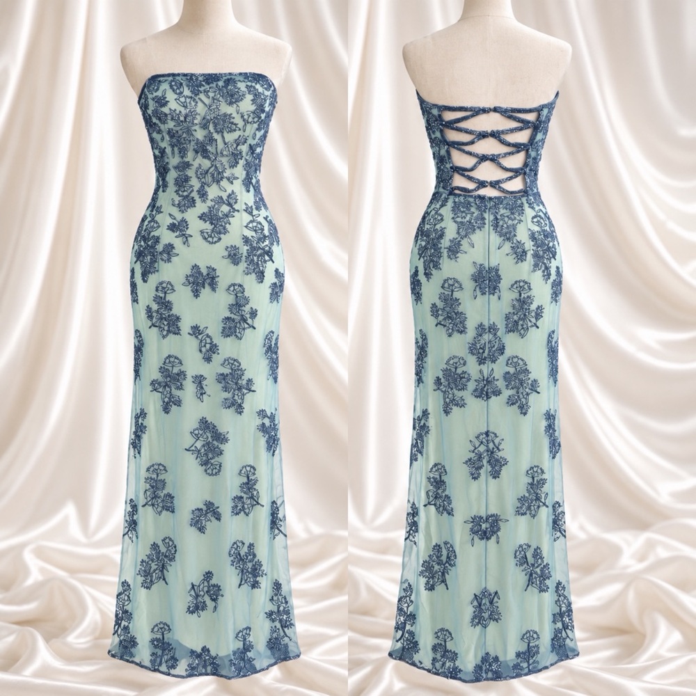 Vintage 100% Silk Beaded Dress Vintage Beaded Dress Vintage Prom Dress Fairy